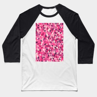 Colourful Geometry - Pink & Purple Palette Baseball T-Shirt